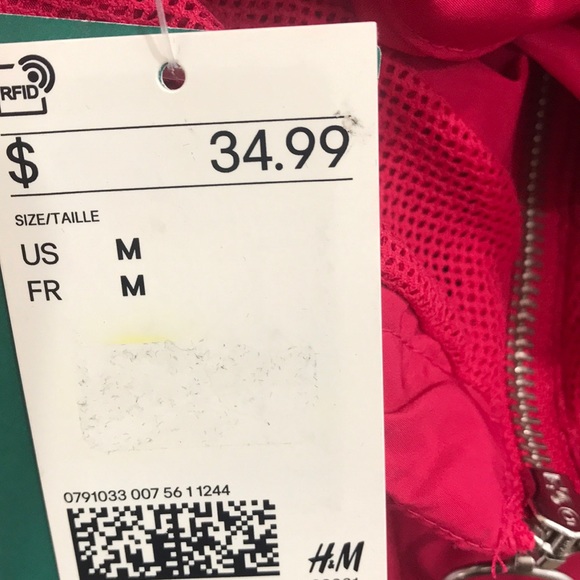 DIVIDED BY H&M WOMEN'S HOODED JACKET SIZE MEDIUM PINK - Picture 5 of 6